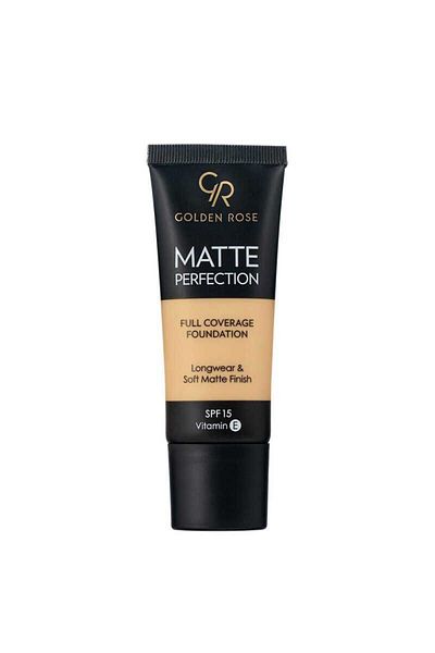 Golden Rose كريم أساس Warm 4 Matte Perfection العام لتغطية كاملة - 8691190509477