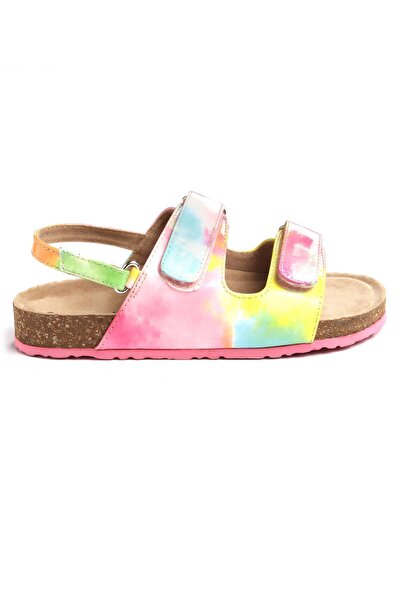 Pine kids Pine Kids Sandals with Velcro Closure - Blue/Pink/Yellow