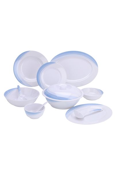 DELCASA 54 Piece Skyline Melamineware Dinner Set- DC2108
