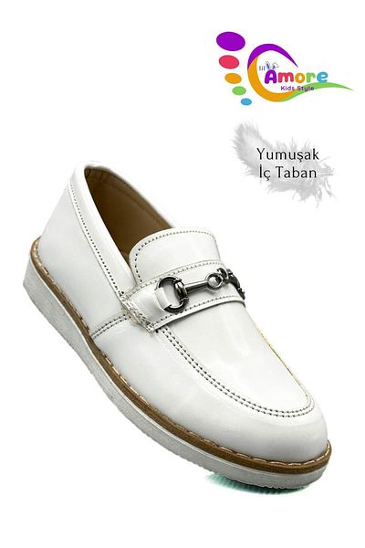Moda Anna Boy's Corcik Model Shoes - Tr White