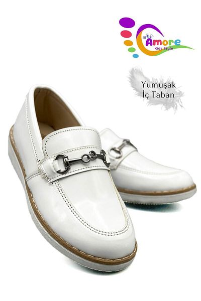 Moda Anna Boy's Corcik Model Shoes - Tr White