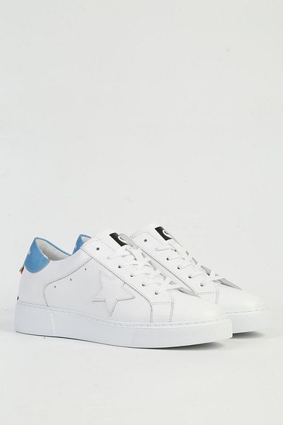 Pierre Cardin White Leather Women's Sneakers Pc-32720