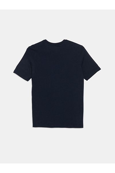 LC Waikiki Ανδρικό μπλουζάκι LCWAIKIKI Classic Crew με λαιμόκοψη κοντό μανίκι με στάμπα χτενισμένο βαμβακερό ανδρικό μπλουζάκι