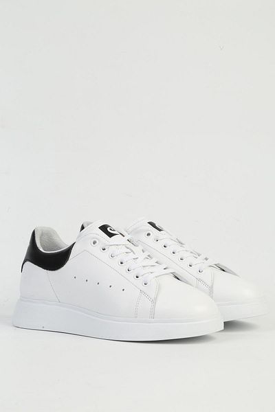 Pierre Cardin Men's Leather White Sneakers Pc-32722