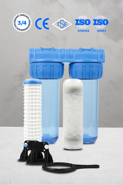 SUROBOTİC Yeni Nesil Arıtma 10 Inc Silifoz Filtreli Kireç Ve Tortu Önleyici 2...