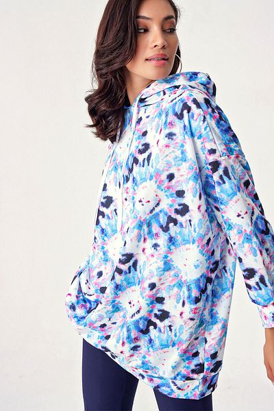 Bigdart 4125 Oversize Sweat Dress - Blue