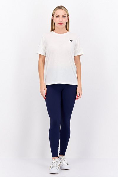 SKECHERS Women Sportswear Fit Short Sleeves Training Top, White