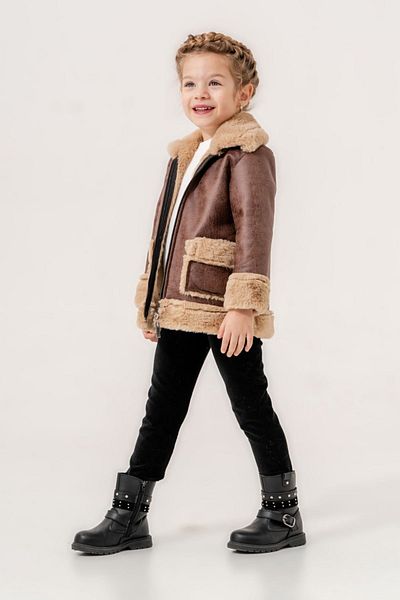 HAUSEkids Set 3 piese pentru fete Santa Palermo 4-7 ani -Maro dulce-