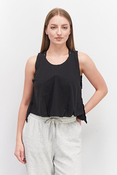 adidas Women Sportswear Fit Sleeveless Running Tank Top, Black