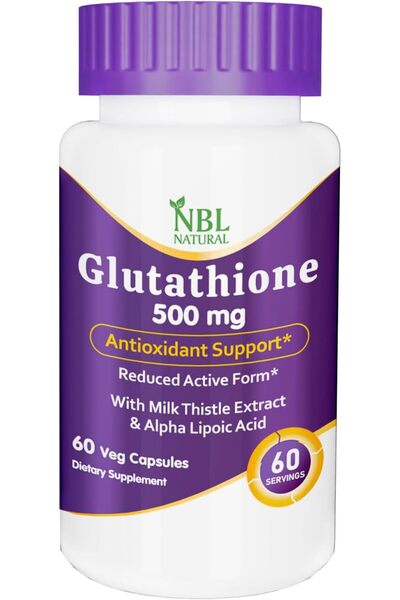 NBL Natural Glutathione 500mg - 60 Capsules