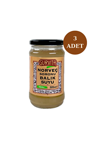 Gurvita Balık Suyu Sebzeli 320 Ml 3'lü