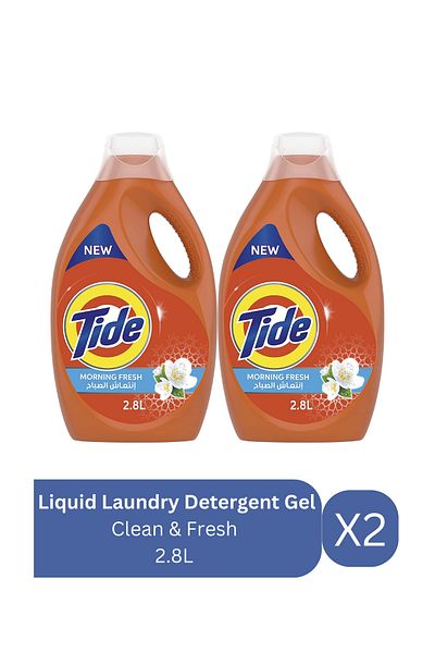 Tide Liquid Laundry Detergent Gel Clean & Fresh 2.8L X2