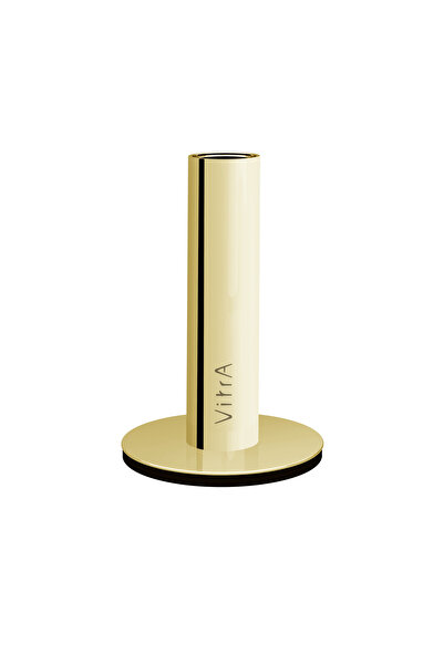 VitrA Origin A4489674 Diş Fırçalığı, Tekli, Yerden, Soft Altın