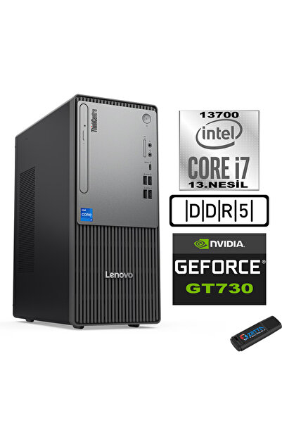 LENOVO Thinkcentre Neo 50T G5 I7 13700 48GB Ddr5 256GB SSD W11HOME GT730 7301...