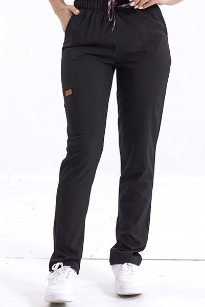 Brl Üniforma Doctor and Nurse Pants with Single Bottom Pockets Black |   Brlsnaps