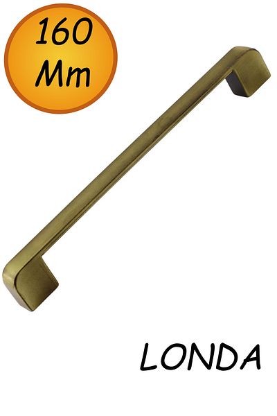 NUBLADO Londa Furniture Bathroom Kitchen Cabinet Drawer Door Cupboard Door Handle Handle Metal 160 mm Antique Yellow.
