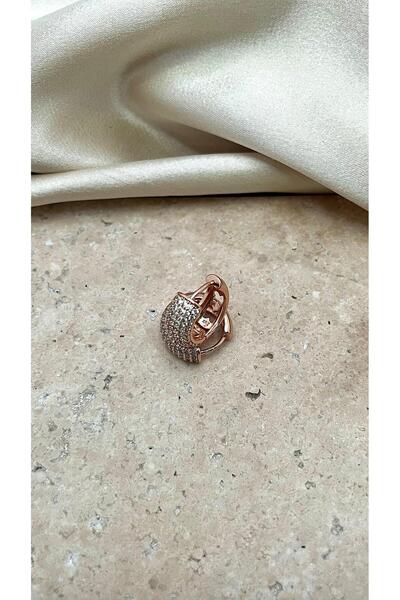 Belle Zircon Stone Rose Gold Vip Earrings