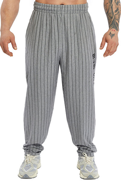 Big Sam Loose Fit Thin Striped Summer Sweatpants Big Sam Pnt1408
