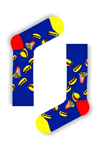 CARNAVAL SOCKS Σετ 5 κάλτσες με μοτίβο φαγητού γρήγορου φαγητού 1014