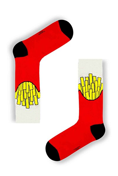 CARNAVAL SOCKS Σετ 5 κάλτσες με μοτίβο φαγητού γρήγορου φαγητού 1014
