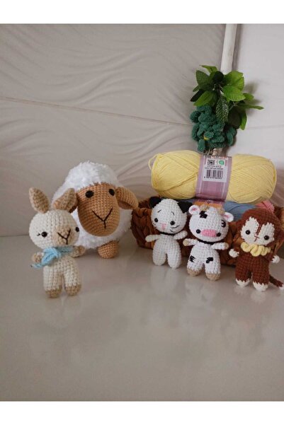 Penguen Amigurumi Neşeli Organik Oyun Arkadaşı Oyuncaklar (KUZU, INEK, KEDİ, ...