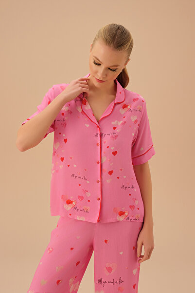 SUWEN Valentine Maskülen Pijama Takımı