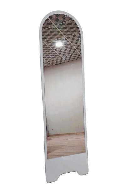 Squall Beyaz 150X42 cm Ayaklı Tek Kubbeli Salon Antre Çocuk Odası Banyo WC Ya...