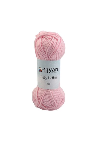 Filyarn 25 γραμμάρια Oeko-tex Certified Baby and Vest νήμα - Πλεκτό στο χέρι βαμβακερό νήμα