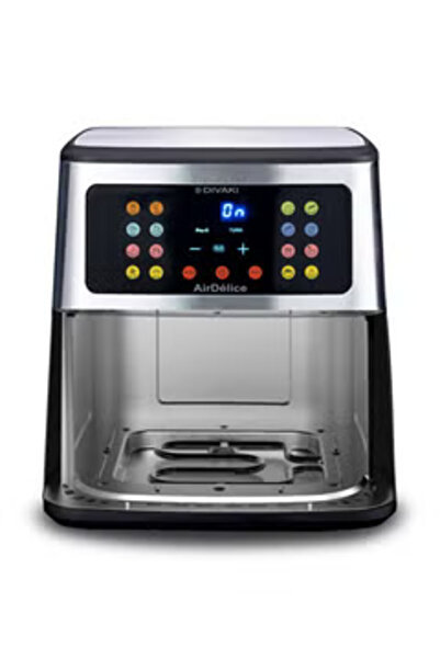 DIVAKI Digital Air fryer l Auto Pre Heat, 16 Pre sets, Dual Heating Elements l 2000w,