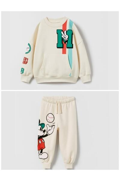 MANCY Dječja Mickey Mouse klokan džepna odjeća, gornji i donji set