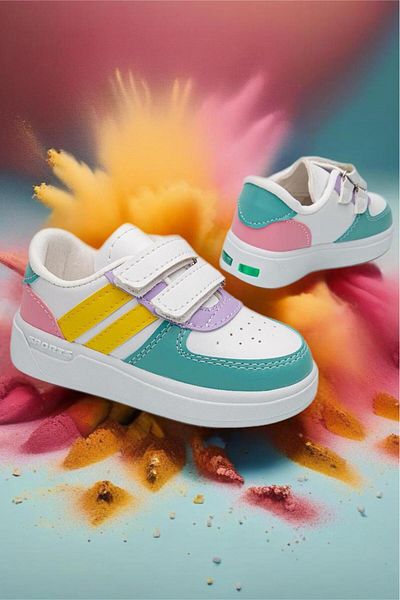 Oksit Sessa Boys Girls Baby Kids Lighted Children's Sports Shoes