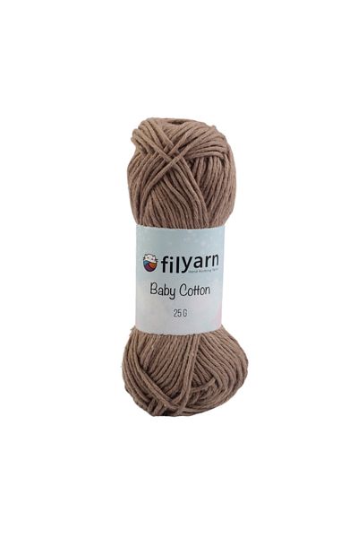 Filyarn 25 γραμμάρια Oeko-tex Certified Baby and Vest νήμα - Πλεκτό στο χέρι βαμβακερό νήμα