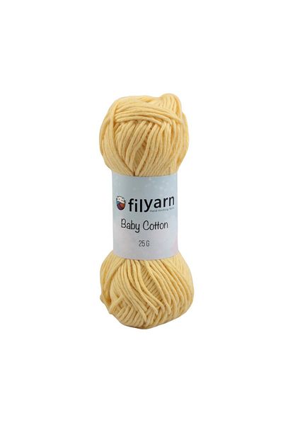 Filyarn 25 γραμμάρια Oeko-tex Certified Baby and Vest νήμα - Πλεκτό στο χέρι βαμβακερό νήμα
