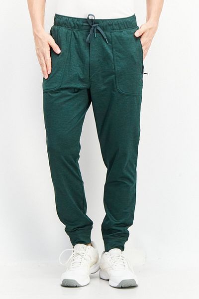 Cat & Jack Men Regular Fit Heather Pants, Grass Green