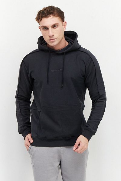 adidas Men Sportswear Fit Outdoor Hoodie, Carbon Black