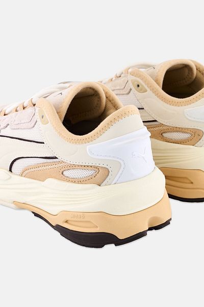 Puma Kids Boy Extent Nitro Lace Up Outdoor Shoes, Cream
