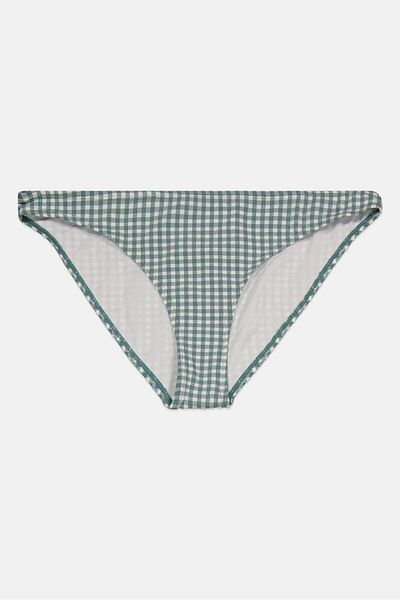 Miss Selfridge Women Checkered Bikini Bottom, Green