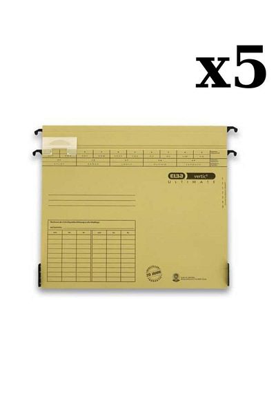 ELBA A4 Ultimate Hanging File 5 Pack
