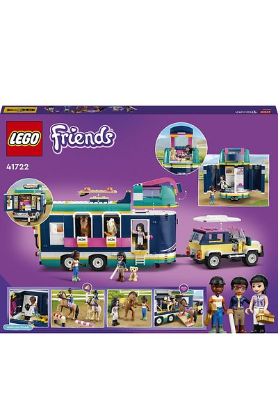 LEGO Friends Horse Show Trailer 41722 Building Kit 989 Pieces