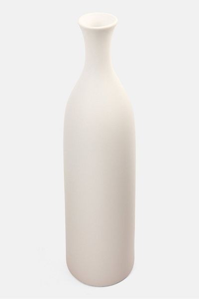 Muy Mucho Ceramic Decorative Vase, White