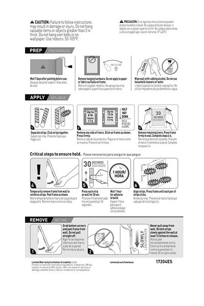 COMMAND MEDIUM PICTURE HANGING STRIPS -