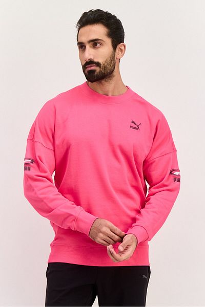Puma Men Sportswear Fit Outdoor Sweatshirt, Pink