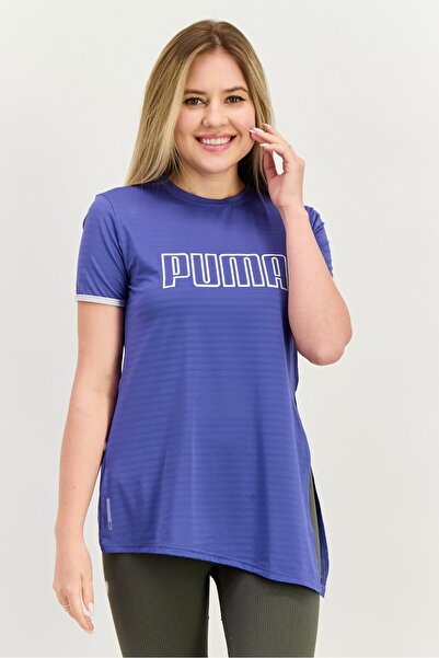 Puma Women Sportswear Fit Training Short Sleeve T-Shirt, Blue