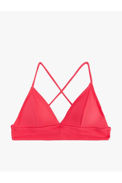 Koton Μπλουζάκι μπικίνι Bralet με λεπτομέρεια με κορδόνια στην πλάτη