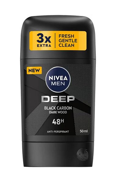 NIVEA Deep Black Carbon Dark Wood Anti perspirant Stick 50 ml