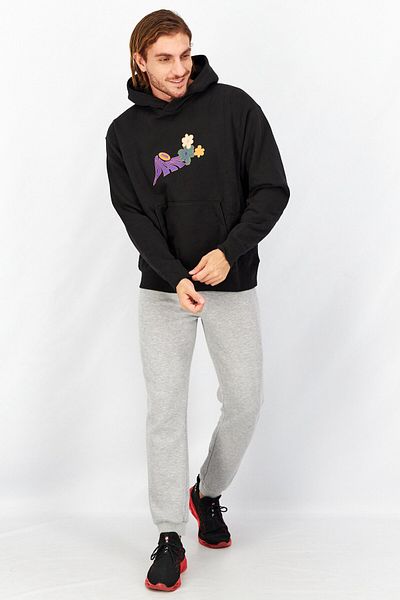Puma x Perks And Mini Men Sportswear Fit Hooded Long Sleeve Sweatshirts, Black
