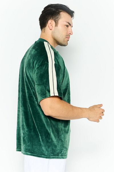 Ellesse Men Sportswear Fit Short Sleeves Embroidered Logo Outdoor T-Shirt, Green