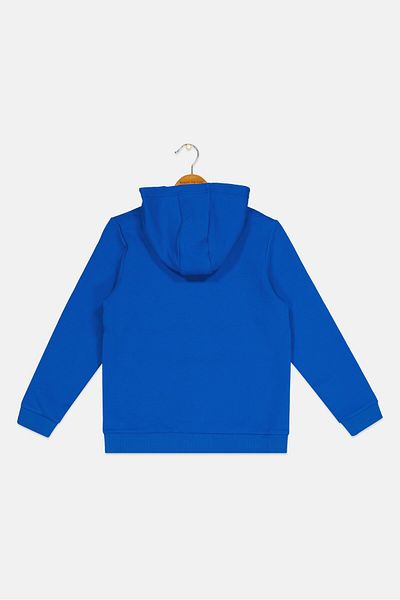 SKECHERS Kids Boy Sportwear Fit Graphic Outdoor Hoodie, Blue