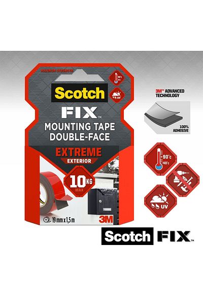 Scotch 3M Scotch® Extreme Exterior Mounting Tape 19mm x 1,5m, PT1100-1915-P