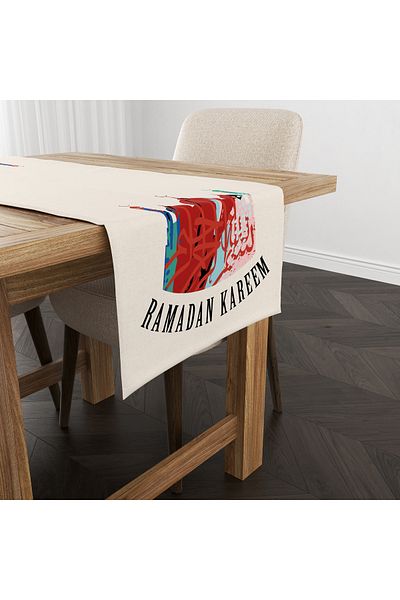 Filamente Ramadan Runner / Ramadan Pattern / Stain Resistant - Washable Micropetek Fabric 140x40